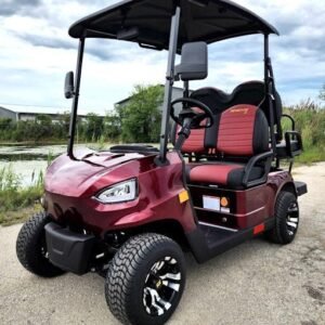 48V Electric Golf Cart 4 Seater Red Renegade X Edition Utility Golf UTV